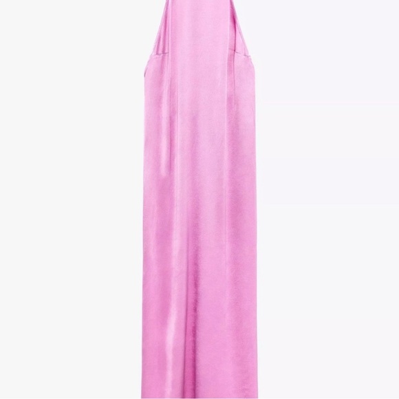 Zara Dresses & Skirts - Zara Pink Satin Dress